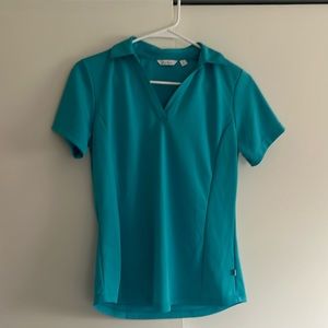 Lady Hagen golf shirt.